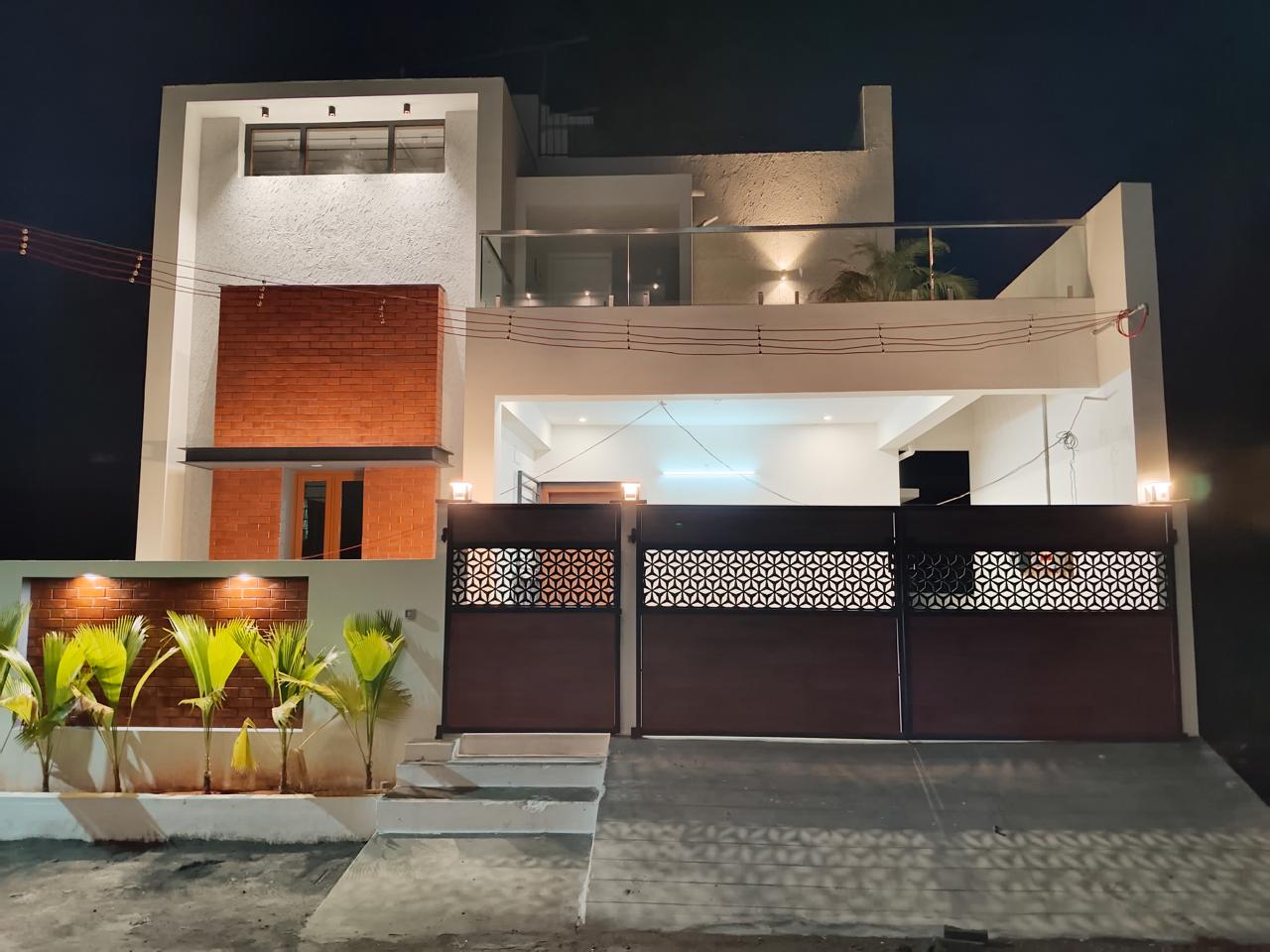 Completed residential project detail by SK Builders Madurai